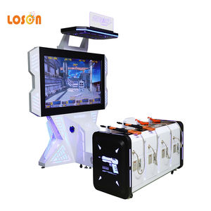 Nueva llegada 65 pulgadas <span class=keywords><strong>mega</strong></span> pantalla de vídeo chico simulador que funciona con monedas niños Arcade pistola máquina de juego de disparos - Product Image 2