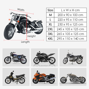 उच्च गुणवत्ता वाले वाटरप्रूफ साइकिल कवर के आउटडोर मोटरसाइकिल कवर को लॉक कर सकता है - Product Image 2