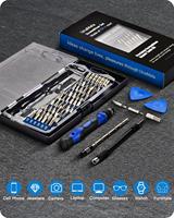 Jeu de tournevis de précision Peaktop Electronics: petit kit d'outils de réparation magnétique 61 en 1