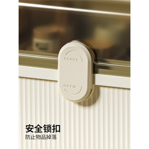 Elegante Caja Organizadora de Cosméticos de 20-35L, Organizador de Escritorio de Plástico con Cajones, Estilo Nórdico, Porta Maquillaje - Product Image 4