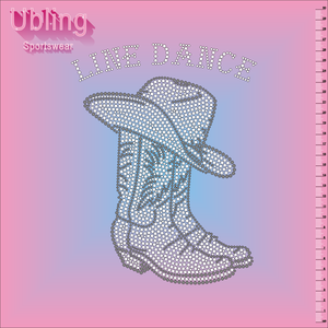 تصميم مخصص مجاني من الأحجار الزجاجية اللامعة للكعب العالي، قابل للكي بالحرارة على القمصان، صديق للبيئة - Product Image 6