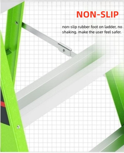 V-hình dạng thang khung giàn giáo hộ gia đình thang giá rẻ Bước mở rộng thang sợi thủy tinh - Product Image 3