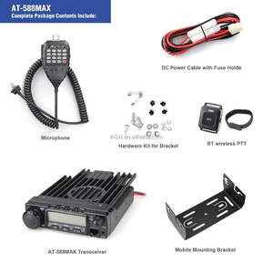 Ricetrasmettitore Radio Mobile AnyTone AT-588MAX 70W VHF BT PTT con Ricezione Banda Aerea, Cancellazione Rumore AI, Cavo di Programmazione PC, Anytone <span class=keywords><strong>588</strong></span> - Product Image 2