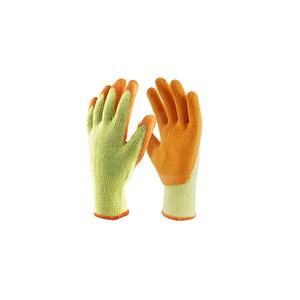 Gants de travail de sécurité antidérapants en tricot de coton enduit de latex froissé personnalisé en gros pour la construction de <span class=keywords><strong>protection</strong></span> des mains - Product Image 3