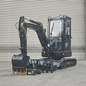 무료 배송 2.5 톤 유압 농업 미니 굴삭기 미니 디젤 다이거 2500kg 굴삭기 농장 붐 스윙 - Product Image 4