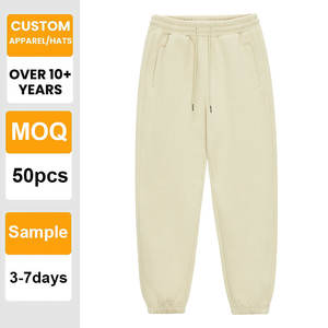 Pantalones Deportivos Personalizados con Logotipo Bordado, 350G, Forro Polar Grueso, Color Sólido, Estilo Urbano, Casual, Unisex - Product Image 1