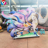 Lanterne en soie en forme de renard à neuf queues mythique, grande sculpture lumineuse 3D d'animal, lanterne traditionnelle chinoise pour la décoration d'événements festifs