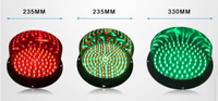 Module de remplacement de feux de signalisation LED pour parking avec boîtier PC résistant aux UV, alimenté par le réseau électrique, cœur rouge et vert