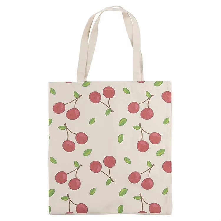 Custom Retails Environmental Protection Reusable Fashion Casual Shoulder Cotton Canvas Shopping Tote Bag