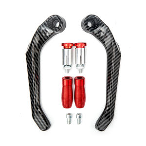 Motorrad-Schutzteile universell 22 mm Griffhandschutz Carbonfaser Farbe 22 mm Bremskupplung Hebel Handschutz - Product Image 6
