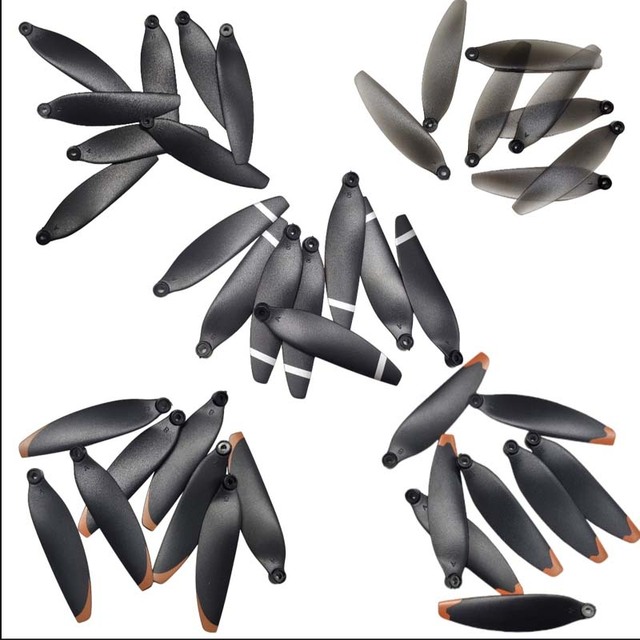 Universal Folding Propeller Blades 64mm Black Remote Control Drone Parts Plastic Quadcopter Spare Blade