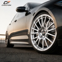 Jantes forgées CF Hubcentric 20 21 22 pouces 5x112 73.1 compatibles avec Taycan J1 Cross Turismo, jantes personnalisées ODM Hub