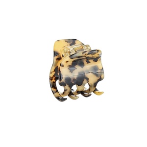 CANYUAN Hochwertige kleine Acryl filz schale Haar Krallen clip dickes Haar Schildpatt Acetat Haar