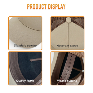 <span class=keywords><strong>Gorra</strong></span> Heycap con Visera Ligeramente Curvada, Personalizada con Logotipo Bordado, 6 Paneles, Negra, Estilo Béisbol Richardson 112, <span class=keywords><strong>Gorra</strong></span> <span class=keywords><strong>Trucker</strong></span> de Malla con Parche de Cuero - Product Image 4