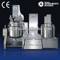 Homogeneizador Emulsionador al Vacío SME-D 100L con Elevación Hidráulica, SUS316L, para Producción en Masa de Cosméticos y Cuidado Corporal