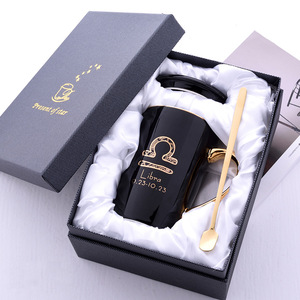 Set di tazze di lusso leggero confezione regalo tazze da caffè in ceramica confezione regalo - Product Image 2