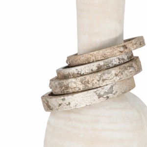 Vaso Ecomix con anelli, moderno vaso decorativo per fiori, per la decorazione della tavola del soggiorno - Product Image 4