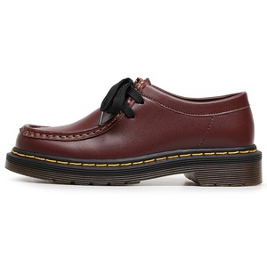 Chaussures <span class=keywords><strong>de</strong></span> <span class=keywords><strong>marche</strong></span> pour femmes tendance, basses, en cuir véritable, décontractées, rehaussantes, à bout rond, antidérapantes, grandes tailles, style universitaire - Product Image 3