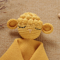 Manta de Seguridad para Bebés con Diseño de Oveja, de Algodón Puro y Suave, Linda Manta de Confort para Bebés