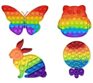 Jincan arc-en-ciel décompresser Table d'échecs Silicone matériel jouet à presser pour enfants pour la pensée arithmétique mentale - Product Image 2