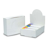 Bálsamo labial ecológico Gel Dibujo Pluma de color de agua Caja de exhibición plegable Embalaje de impresión personalizada
