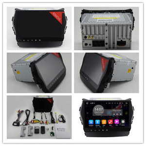 Zest 9 "inch màn hình cảm ứng Android Car DVD GPS Player cho Hyundai ix45 Santa Fe 2013 2014 xe Đài phát thanh stereo Navigation - Product Image 2