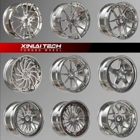 Rines Monobloque Forjados de Satén Bronce Personalizados XINLAI de 18-22 Pulgadas para BMW M3 M4 M5 540, para Audi R8, para Chevrolet Camaro