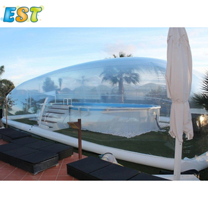 Copertura per Piscina Gonfiabile in PVC Trasparente Resistente del Produttore, Tenda a Cupola per Piscina Gonfiabile - Product Image 2