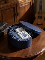 Boîte cadeau elliptique en papier kraft pour emballage de confiseries - Boîte à souvenirs de mariage, boîte vide pour savon artisanal aux raisins de saison