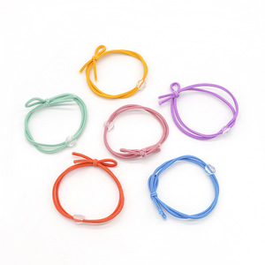 Coleteros de Goma con Lazo de Colores, Accesorios para el Cabello de Uso Casual, Origen Yiwu, Otoño 2022 - Product Image 5