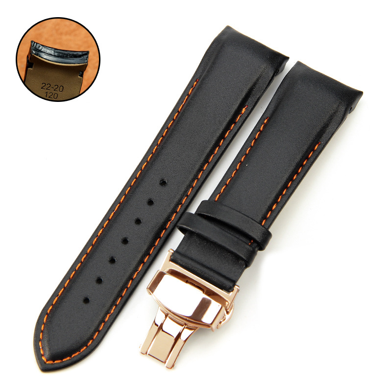 Black and orange rose buckle