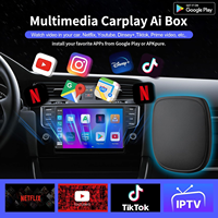 Boîte intelligente Android 13 8 Go + 128 Go 3 en 1, adaptateur sans fil Android Auto, dongle, stéréo portable, CarPlay sans fil