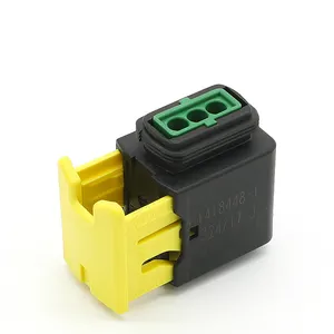 Customized 3-1418448-1 Close link 3 pin female pa46 gf30 auto connector Auto Custom Electrical Connectors