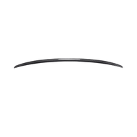 Aileron arrière de coffre en ABS noir brillant et motif carbone pour Audi A5 S5 2 portes Coupé 2007 à 2016