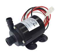 Pompe à eau centrifuge miniature micro DC sans balais résistante aux hautes températures JT-160A 6V 12V OEM personnalisée en plastique