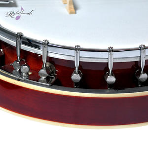 Ukelele <span class=keywords><strong>Banjo</strong></span> profesional, 5 cuerdas, soporte <span class=keywords><strong>grande</strong></span> 24, color marrón claro, tamaño completo, OEM/ODM - Product Image 4