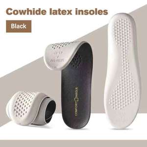 Semelles en cuir et latex, amortissantes, respirantes, coussinets de rembourrage, douces, durables, confortables, soins des pieds, semelles de sport - Product Image 4