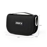 Sac de rangement pour leurres de pêche, leurres à cuillère, leurres spinner, jigs en nylon, étui de rangement pour matériel de pêche, 5L, étanche, double couche, accessoires de pêche en plein air