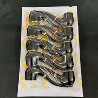 2025 Mini taille résine tabac pipe ensemble 10 pièces/présentoir cigare fumée boutique accessoires plastique fumer pipe tabac cigare pipe