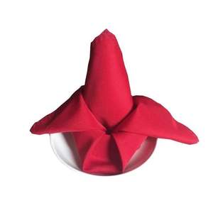 Servilletas de Tela para Mesa de Comedor, Mantelería para Bodas, Servilletas de Tela Rojas de Poliéster para Restaurante - Product Image 1