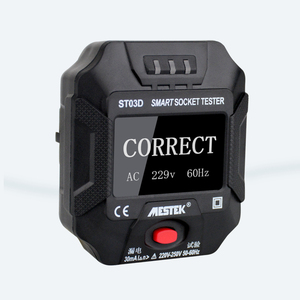 Mestek Digital Display Socket <strong>Tester</strong> Power Socket Wiring Detection Wall Plug Breaker Finder <strong>RCD</strong> Test Socket Detector EU/US/UK - Product Image 1