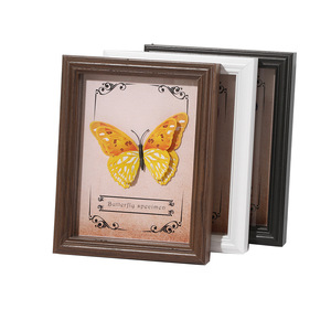 Cadre <span class=keywords><strong>photo</strong></span> en verre vide neutre pour table, 8 pouces, A4 carré, fait main, pour collection de spécimens d'insectes papillons, PE3820 - Product Image 5