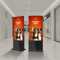Kiosque numérique LCD LED pour affichage de contenu dynamique en magasin et restaurant, avec animation, pour centres commerciaux, sur pied, Android 11