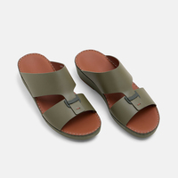 Sandales arabes en cuir de veau italien lisse de qualité supérieure SHIKOL, tongs pour hommes, élégance personnalisée, confort, vente en gros, usine de chaussures