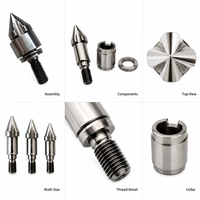 MANXI Kit de Boquillas Anticorrosión de Nitruración Iónica Bimetálica para Cabezales de Tornillos, Diámetro 12-260mm, para Equipos de Moldeo de Plástico