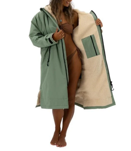 Accappatoio Impermeabile Personalizzato di Alta Qualità, Giacca Sportiva Antivento, Poncho Asciugamano per Nuoto - Product Image 4