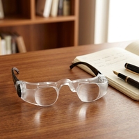 2.1X TV Magnifying Glasses 7102J HD Screen Magnifier Hands Free Low Vision Aid Glasses for Myopia TV Watching Reading Theater