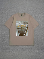T-shirt personnalisé pour homme, col rond, manches courtes, coupe classique, décontracté, anti-UV, respirant, séchage rapide, streetwear