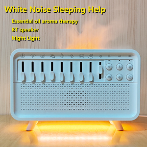 Difusor de Aceites Esenciales Inalámbrico y Humidificador con Luz LED, Humidificador de Aire con Sonido Blanco y Altavoz Bluetooth para el Hogar - Product Image 6