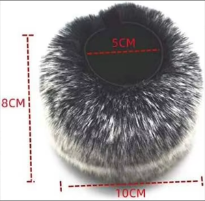 Housse de protection en fourrure pelucheuse pour microphone <span class=keywords><strong>Blue</strong></span> <span class=keywords><strong>Yeti</strong></span> & <span class=keywords><strong>Yeti</strong></span> Pro, réduction du bruit, design Dead Cat, enregistrement en studio - Product Image 5